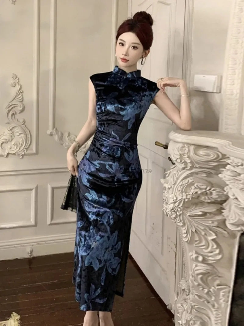 Robe Japonaise Veloutée élégante
