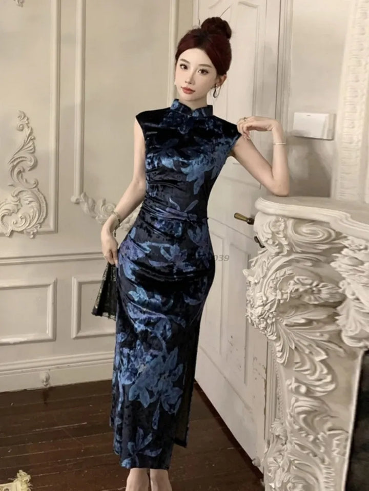Robe Japonaise Veloutée élégante