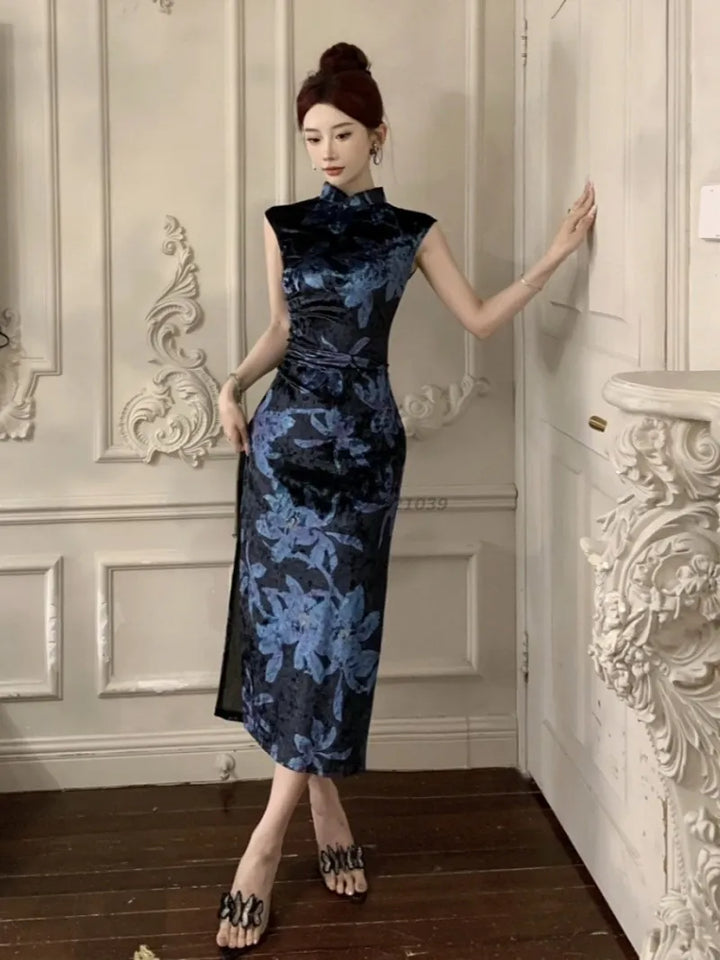 Robe Japonaise Veloutée élégante Légère