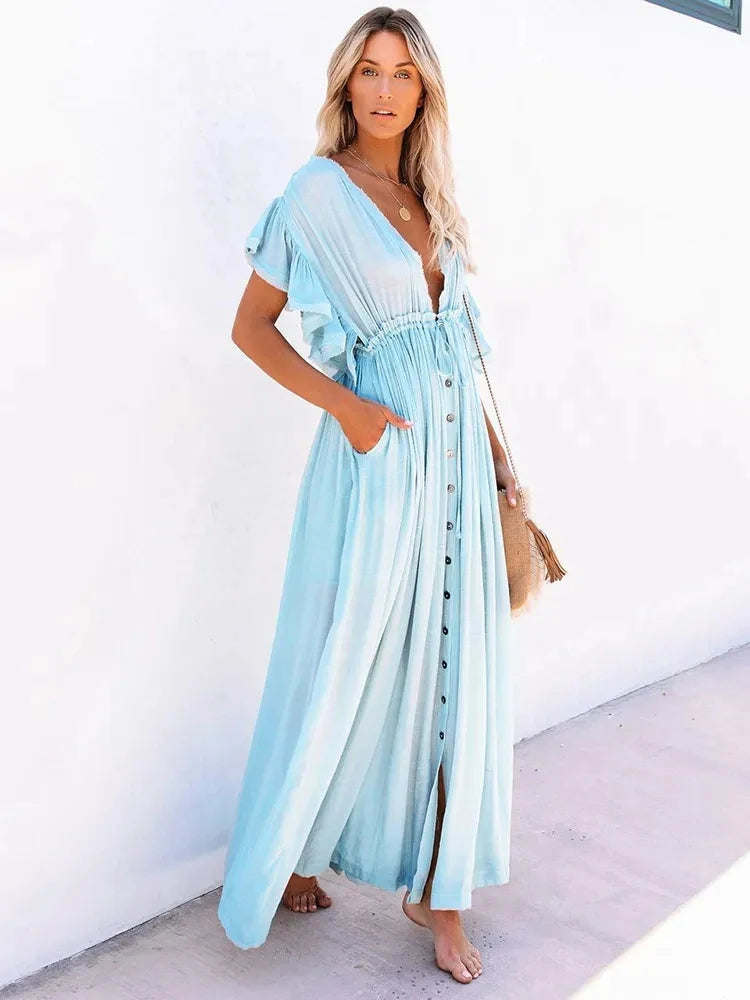 Robe Kimono de Plage Ample