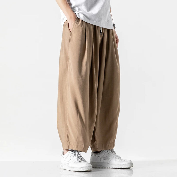 Pantalon Décontracté Japonais Ample