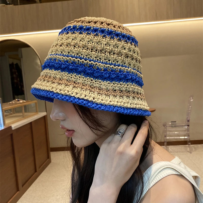 Chapeau japonais tissé femme