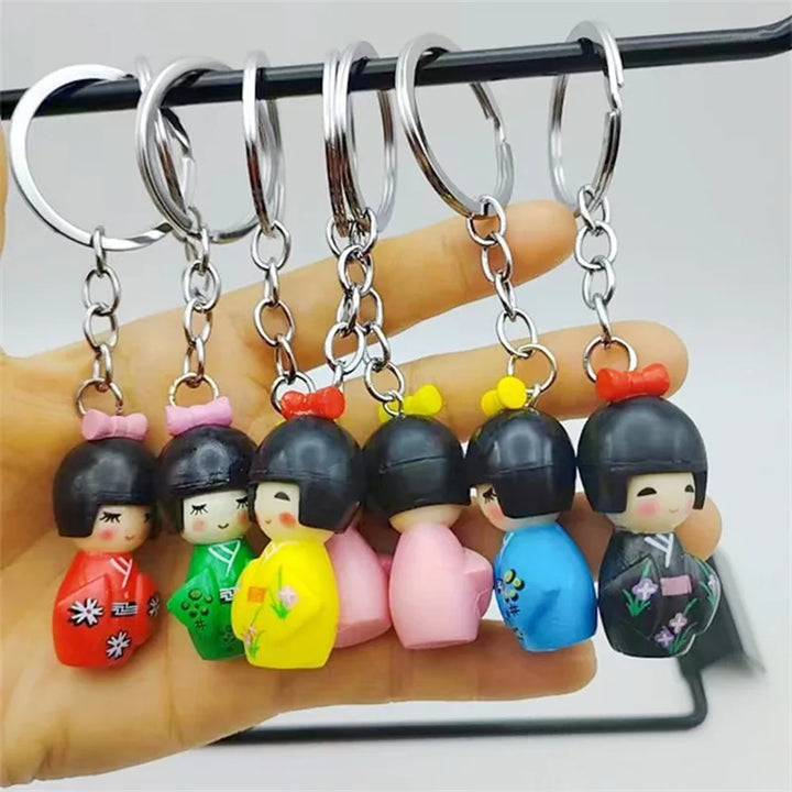 Porte-clef Japonais style KOKESHI