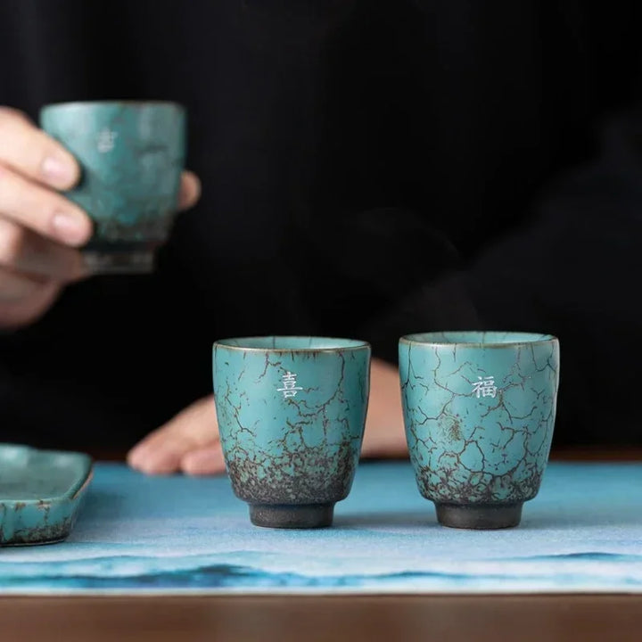 Coffret Tasse à thé en céramique japonaise