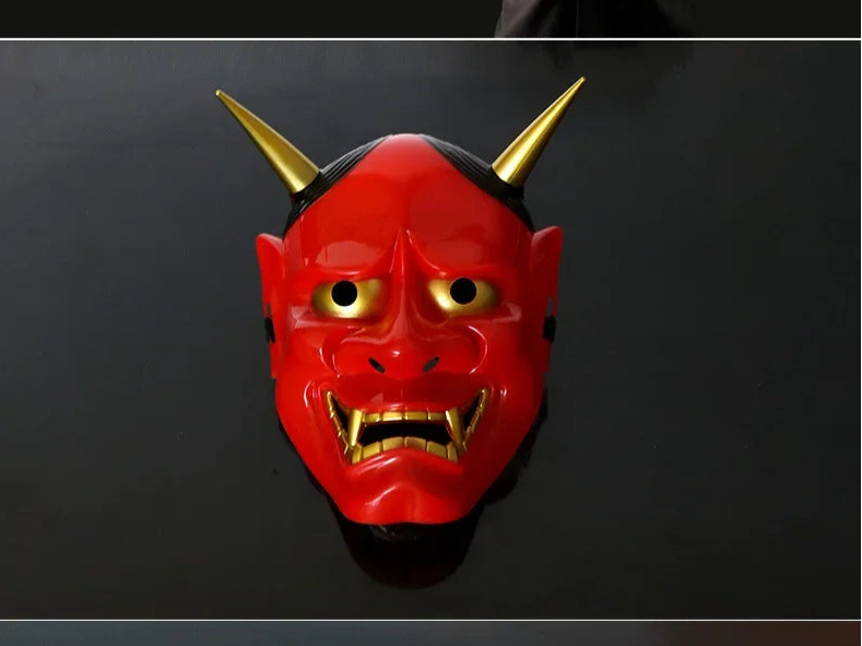 Masque Japonais Rouge démon Oni