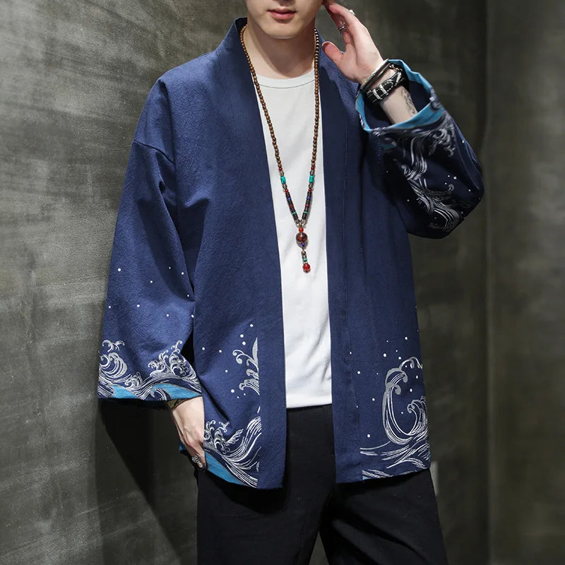 Veste Kimono Homme Kanagawa