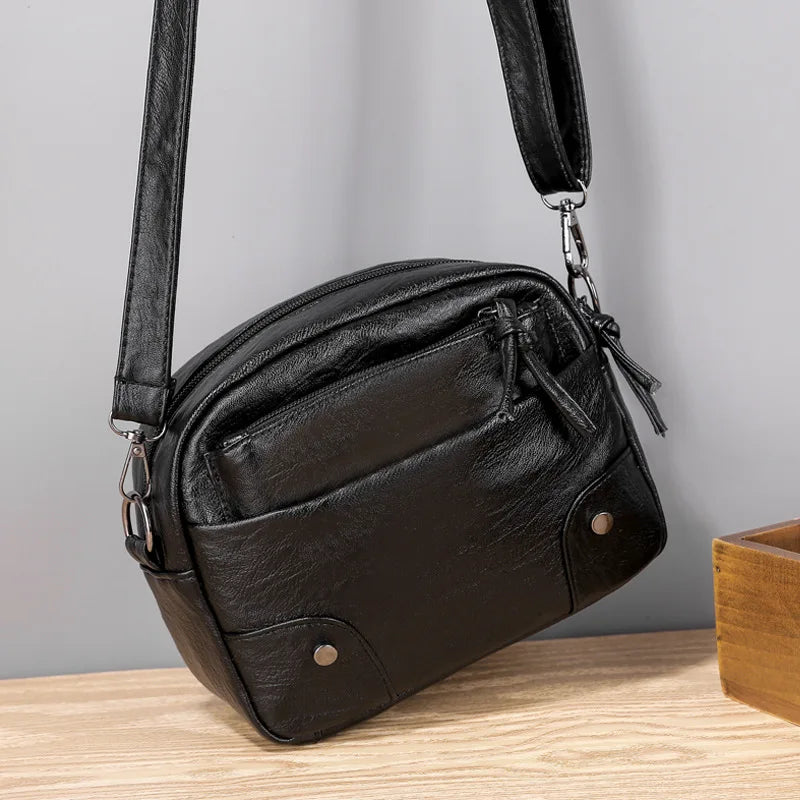 Petit sac bandoulière cuir japonais