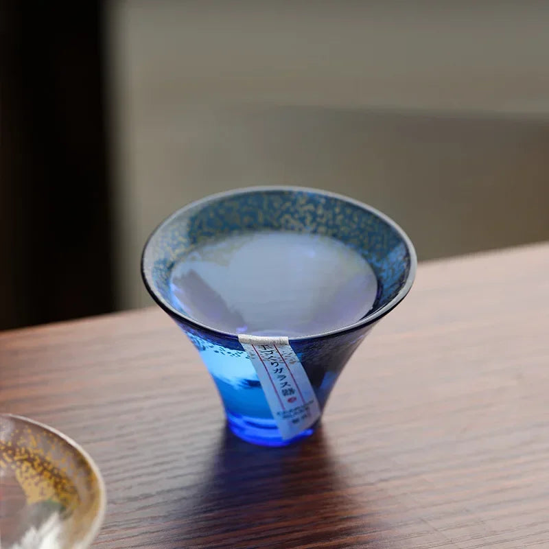 Verre à saké en cristal japonais