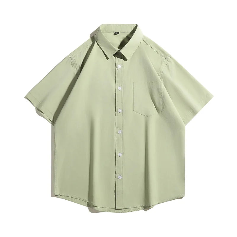 Chemise Japonaise Ample d’Été Verte 