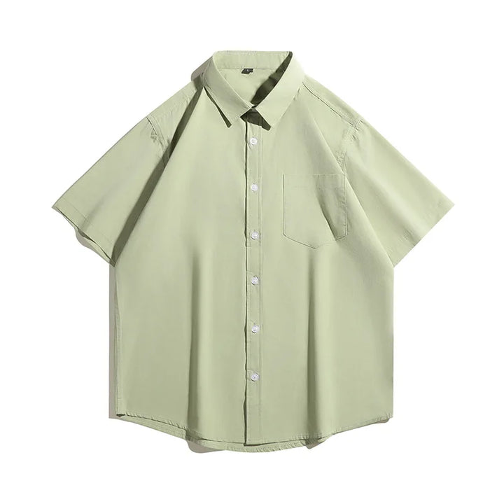 Chemise Japonaise Ample d’Été Verte 