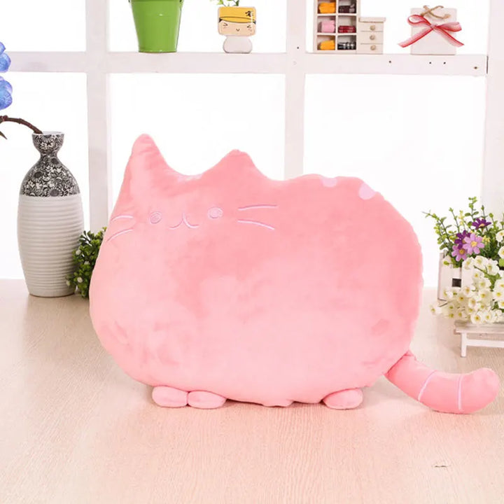 Coussin Chat Japonais Rose