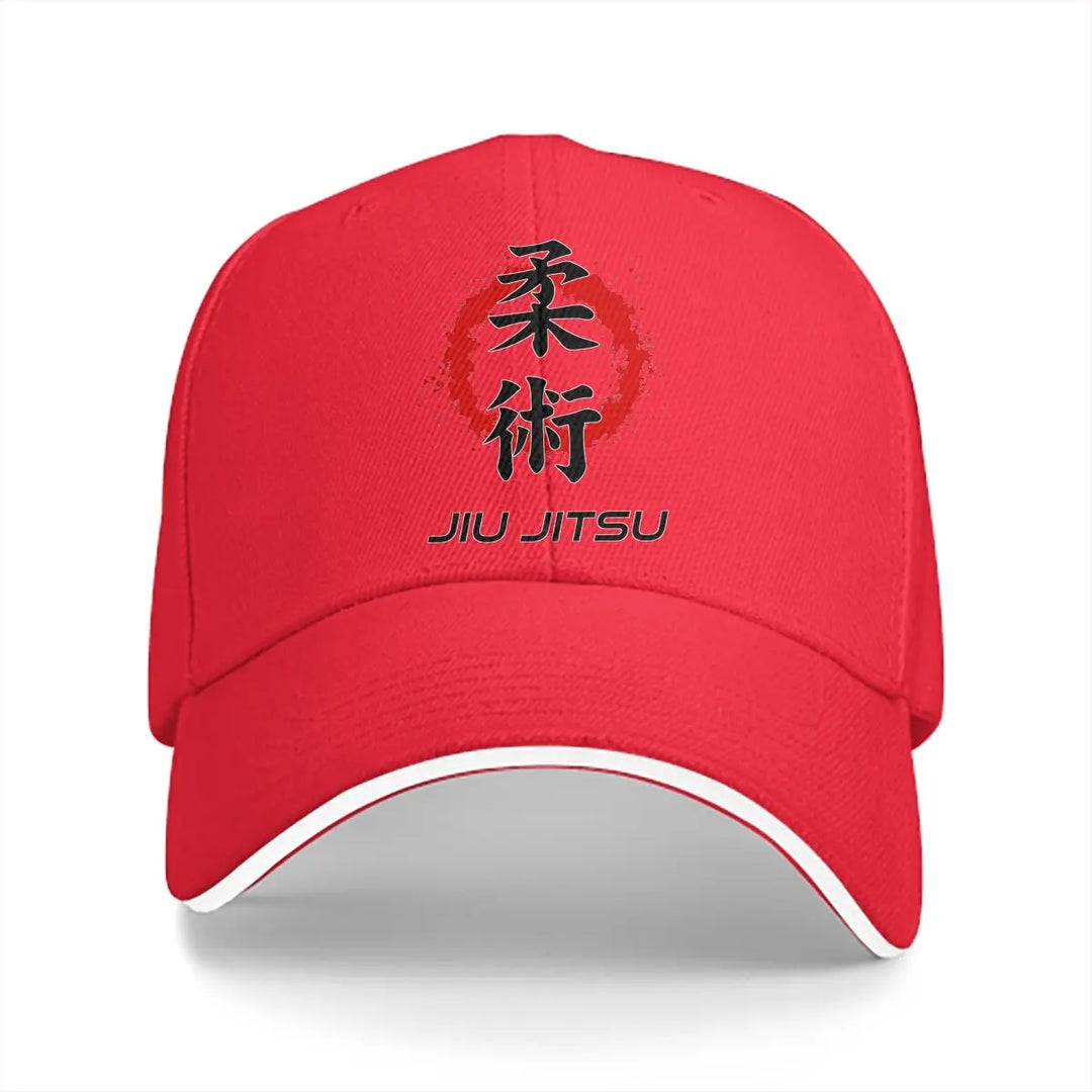 Casquette Japonaise Jiu Jitsu Rouge