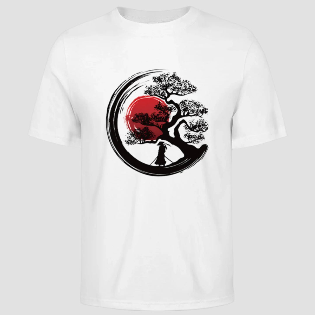 T-shirt Japonais d’Eté Blanc