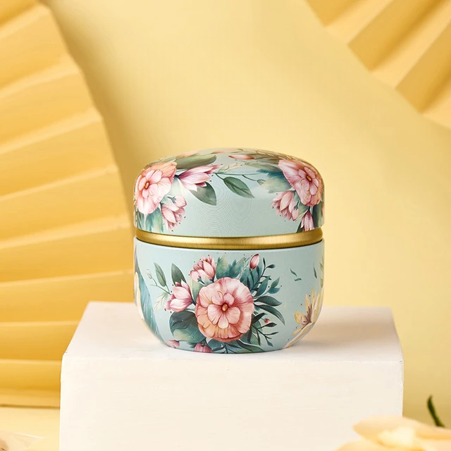 Boîte à Thé Ronde Japonaise