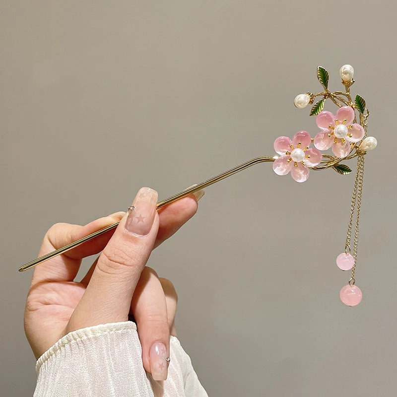 Baguette cheveux Fleurs Japonaise