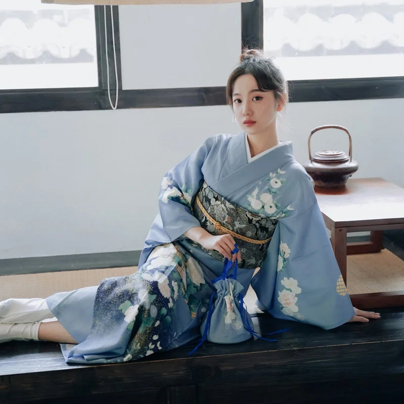 Yukata Kimono Femme Japonais Respirant