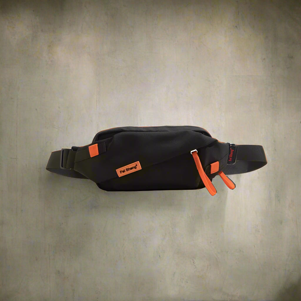 Sac de Poitrine Japonais Pratique Noir