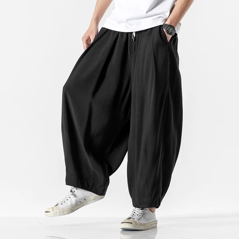 Pantalon Décontracté Japonais Agréable à porter