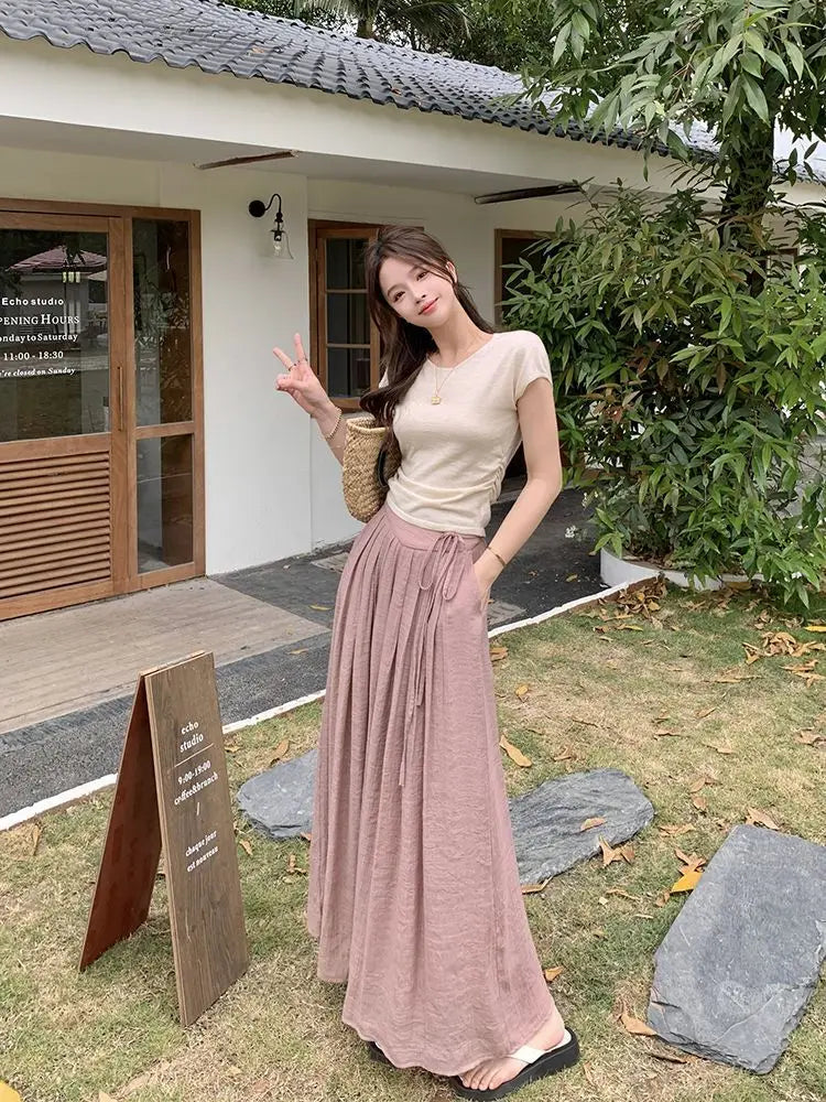 Pantalon Japonais Femme Léger Cool