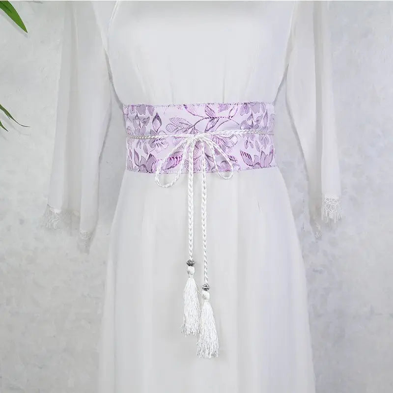 Ceinture japonaise à feuillages