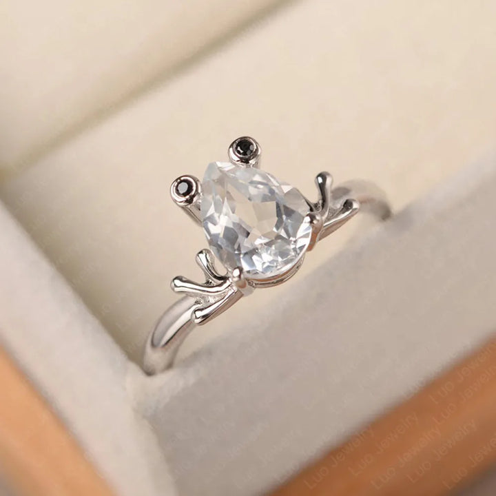 Bague Japonaise en Cristal Grenouille