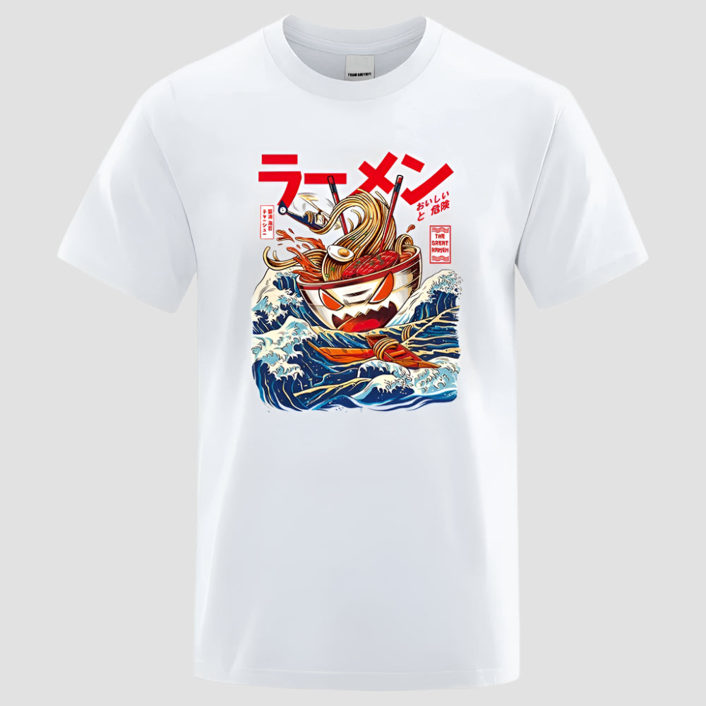 T-shirt Japonais Humoristique Blanc