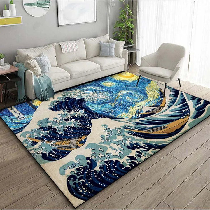 Tapis Salon Style Japonais stylé