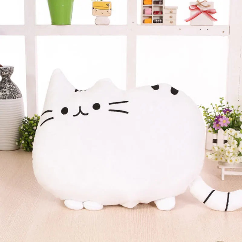 Coussin Chat Japonais blanc