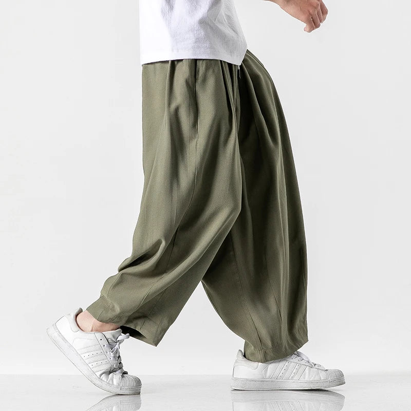 Pantalon Décontracté Japonais Moderne