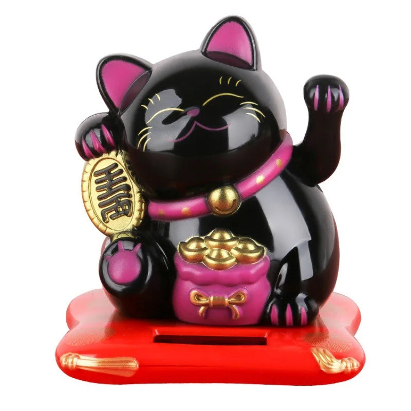 Chat maneki neko noir