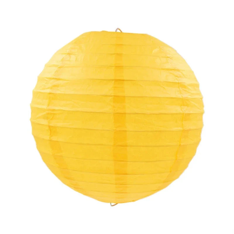 Boule Japonaise en papier Jaune