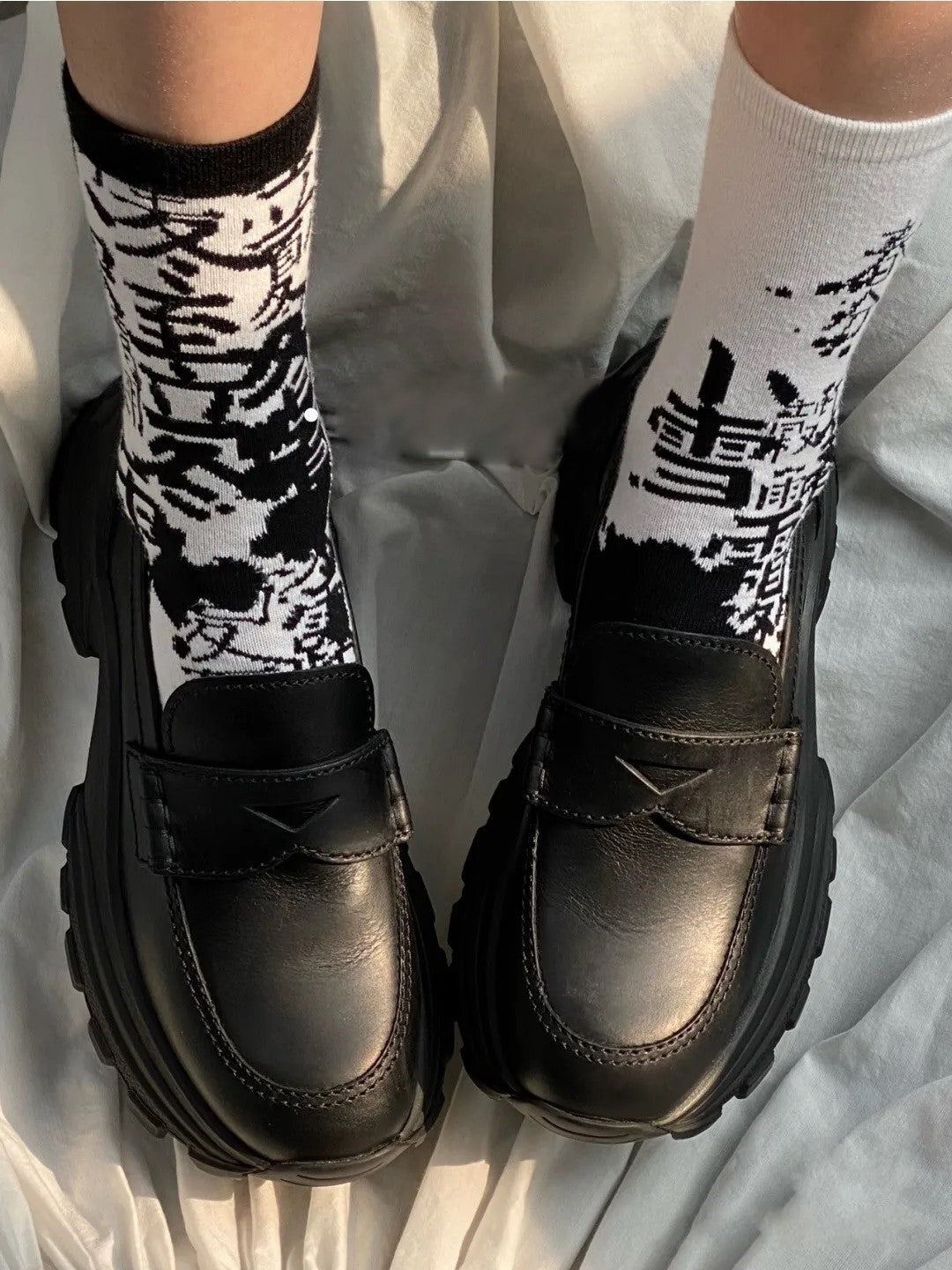 Chaussettes Japonaises Kanji
