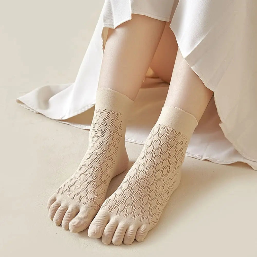 Chaussettes Japonaises Respirantes Nude