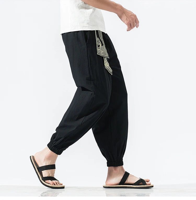 Pantalon Ample Japonais Doux