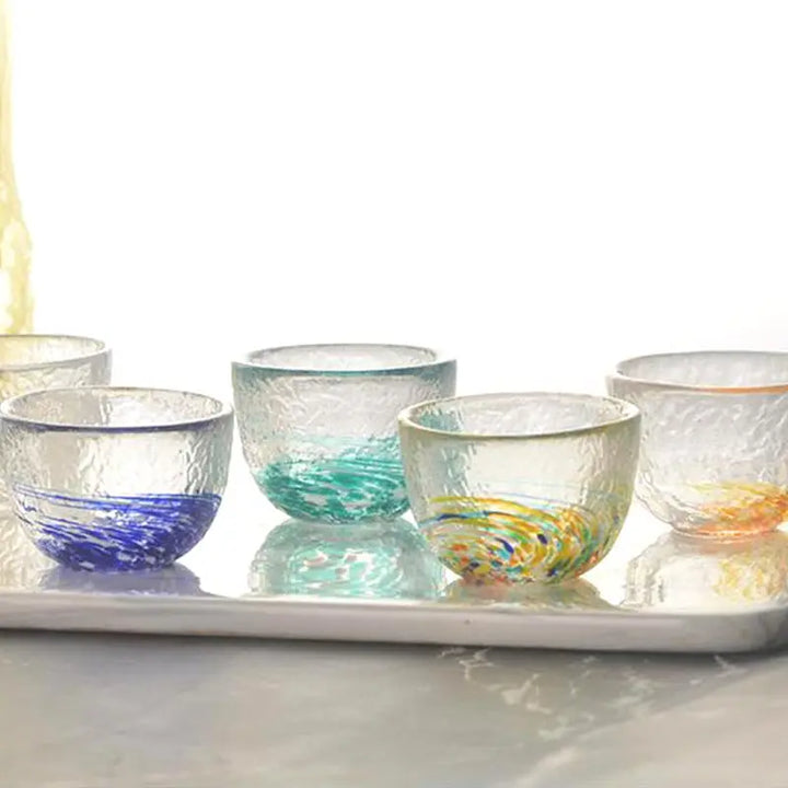 Verres à Saké Colorés Japonais