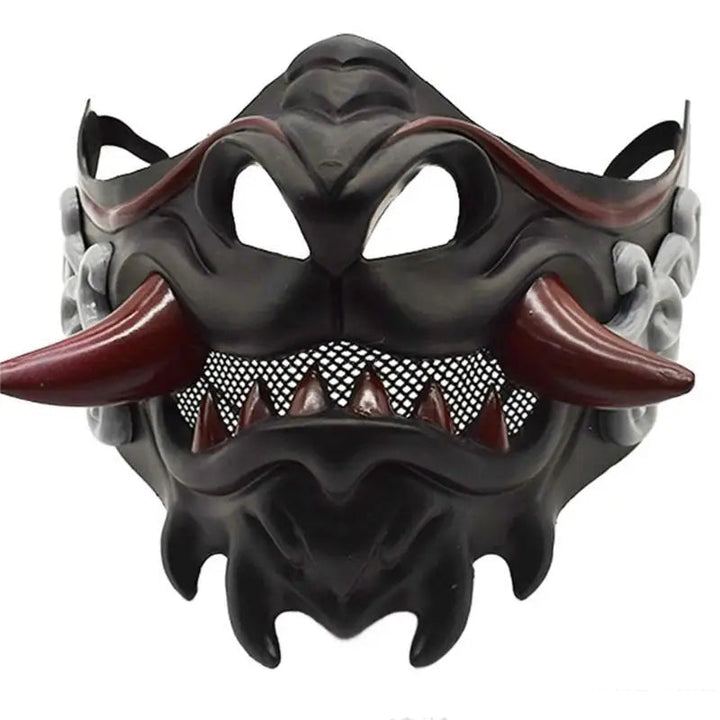 Demi-masque Japonais Diable effrayant