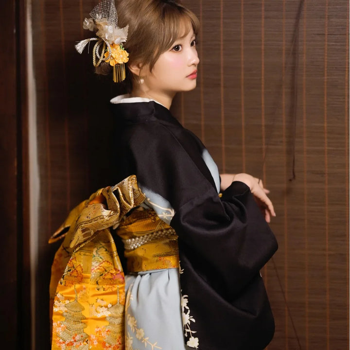 Kimono Japonais Femme Traditionnel Qualité