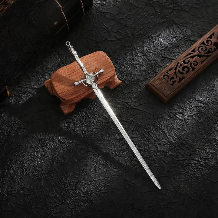 Japanese metal sword hairpin