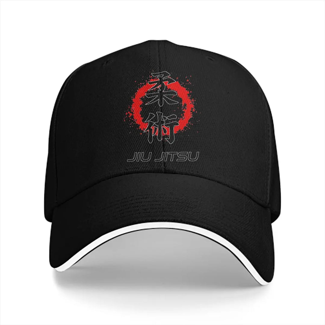 Casquette Japonaise Jiu Jitsu Noir
