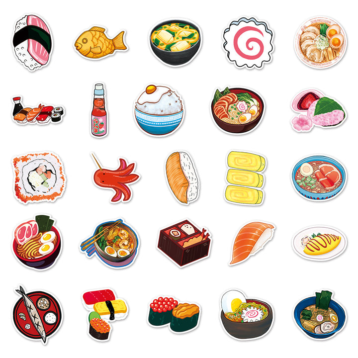 Stickers repas japonais