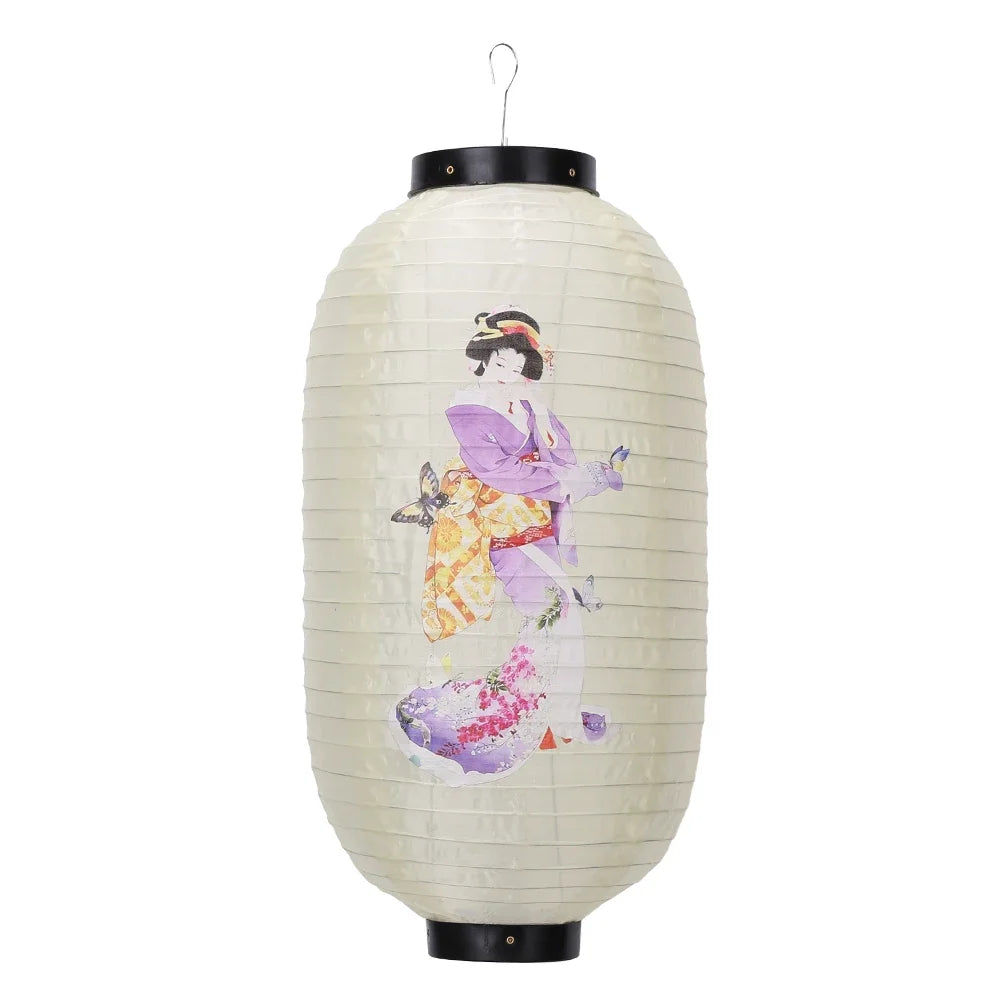 Lanterne japonaise papier geisha