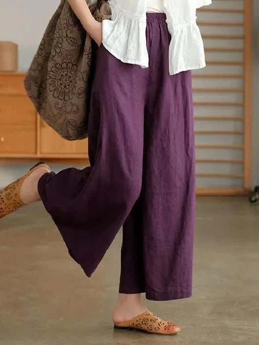 Pantalon Large Japonais Femme Confortable