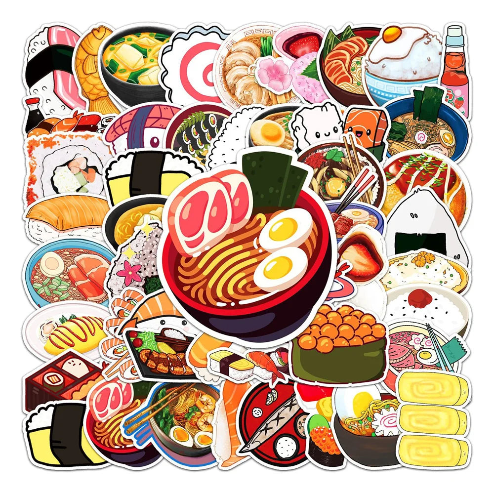 Stickers repas japonais