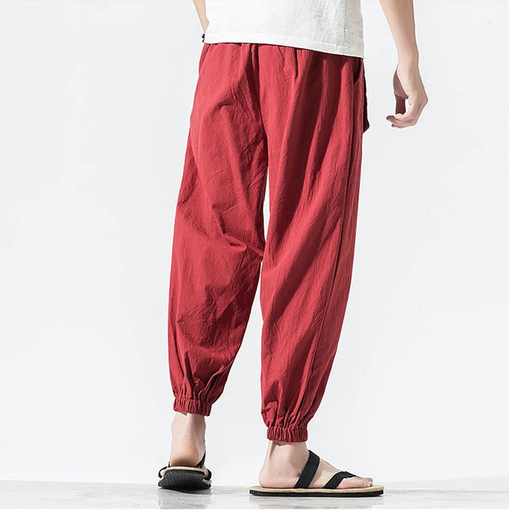 Pantalon Ample Japonais Coton