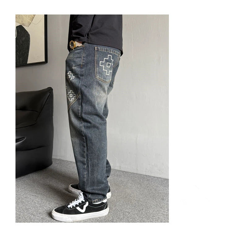 Jean Hip Hop Japonais Patchwork
