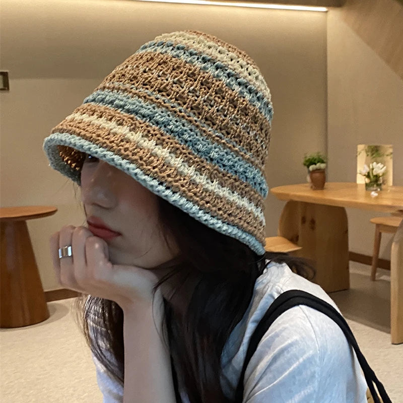 Chapeau japonais tissé femme