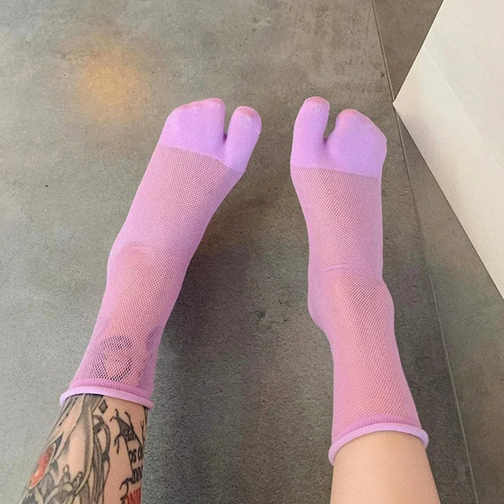 Chaussettes Japonaises en Maille Stylisées