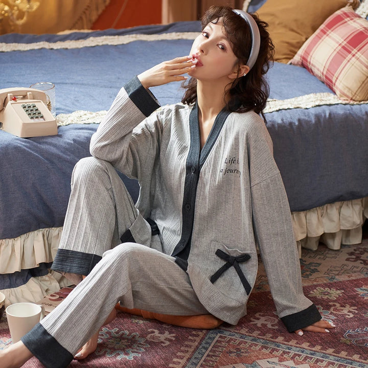 Pyjama Japonais Femme Coton