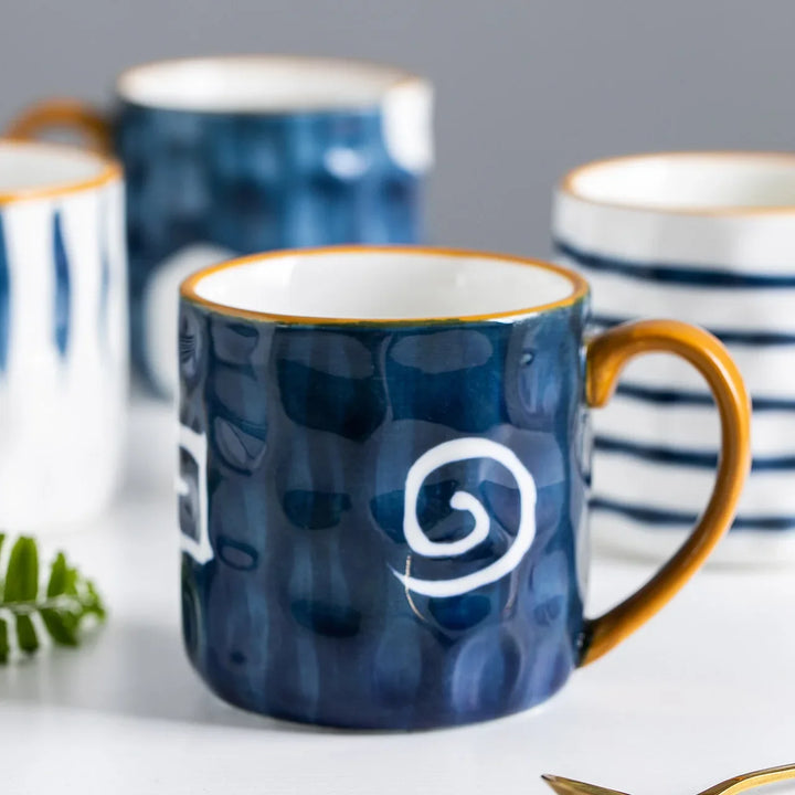 Blue Japanese Mug