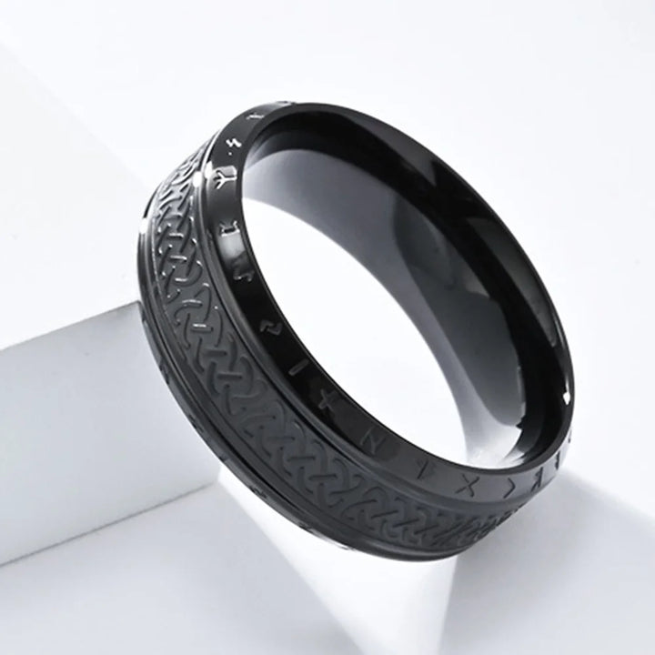 Bague Japonaise Anneau Nordique noir